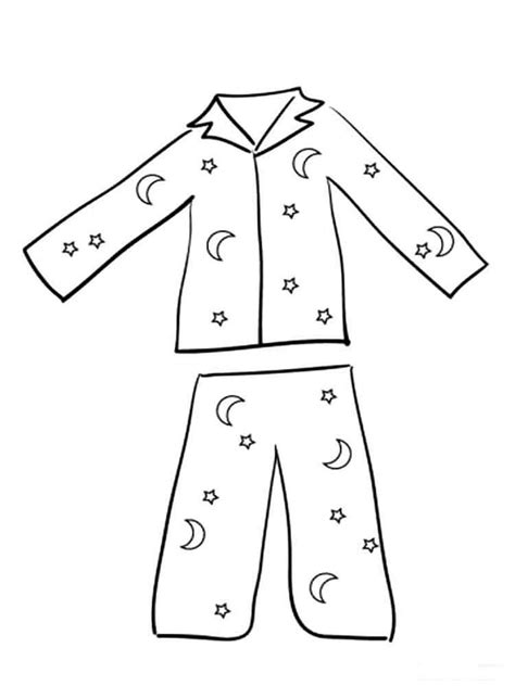 Free Clothes Coloring Pages