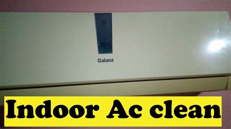 How To Clean Indoor Air Conditioner Split Unit Ac Clean Electrical