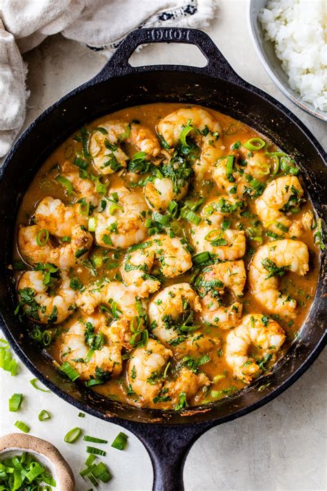 Red Thai Coconut Curry Shrimp Natures Gateway