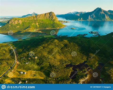 Seascape On Vestvagoy Island Lofoten Norway Stock Image Image Of