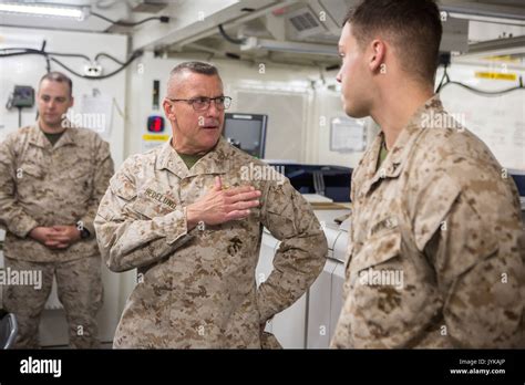 Us Marine Corps Lt Gen Robert F Hedelund Commanding General Ii