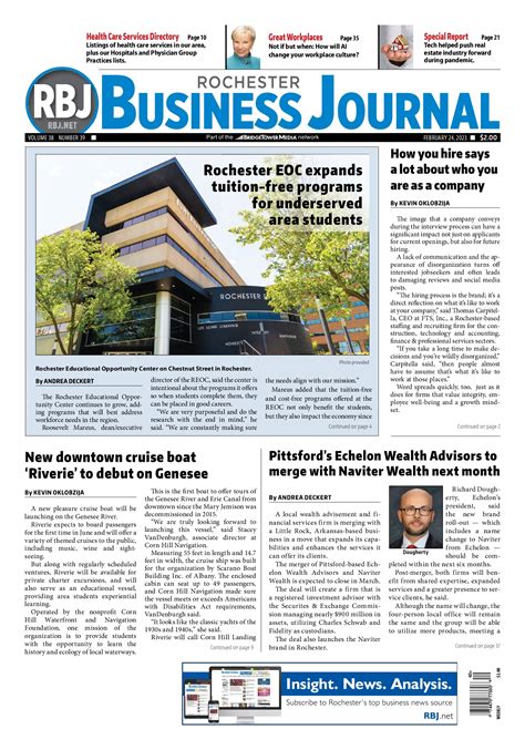 February Rochester Business Journal
