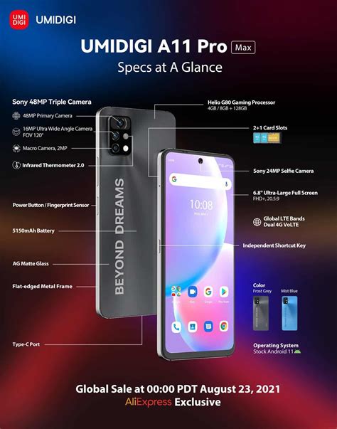 Umidigi A11 Pro Max Officially Launched With Sony 48mp Ai Triple Camera
