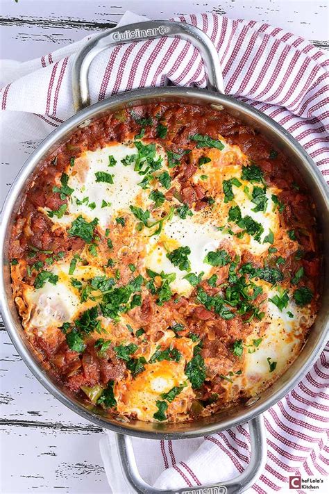 Shakshuka North African Poached Eggs In Tomato Sauce