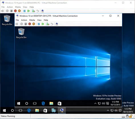 Hyper V Nested Virtualization In Windows 10 Build 10565 Thomas Maurer