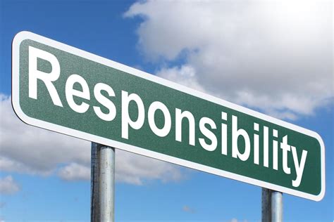 Responsibility Highway Sign Image