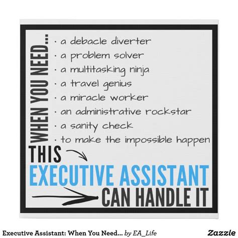 Executive Assistant When You Need Faux Canvas Print In