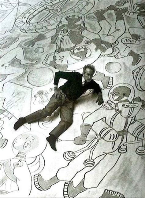 Jean Cocteau 1958 au Palais de la découverte Paris Exposition Terre