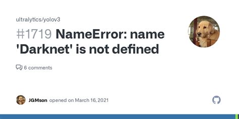 Nameerror Name Darknet Is Not Defined Issue Ultralytics Yolov Github