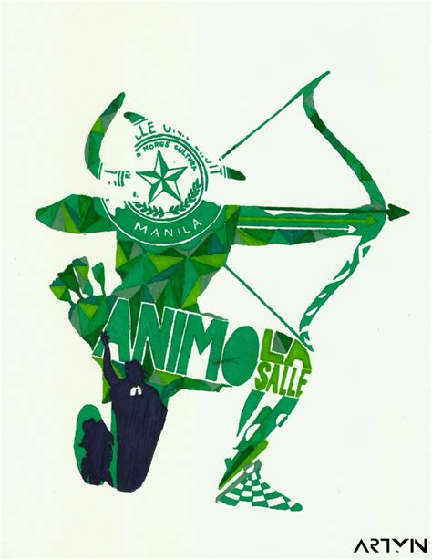 Animo La Salle Dlsu Green Archers Fan Art By Artmin21 On Deviantart