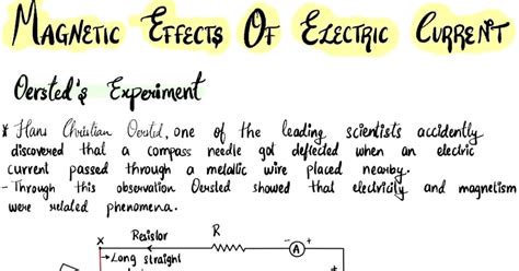 Magnetic Effect Of Electric Current Class 10 Notes Studypur