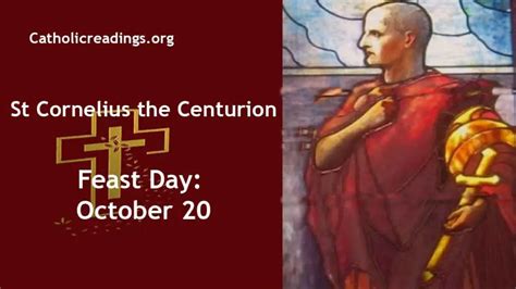 St Cornelius The Centurion Feast Day October 20 2023 Catholic