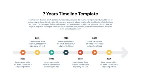 7 Years Free Timeline Powerpoint Template 🔥 Free Download Now