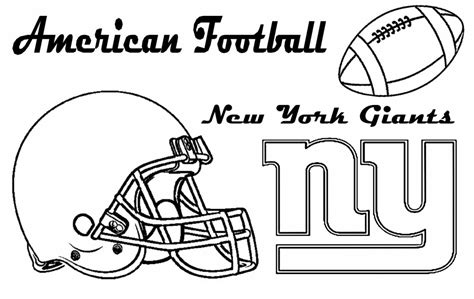 Free New York Giants Coloring Pages This Pic Taken From Sports