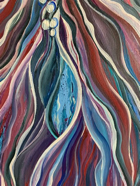 Vagina Art Seduction X Acrylic Painting On Canvas Adult Etsy