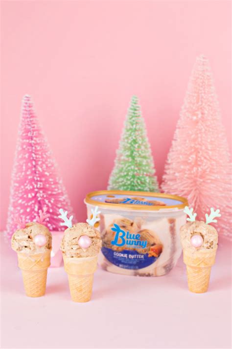 Diy Reindeer Snowman Ice Cream Cones Studio Diy