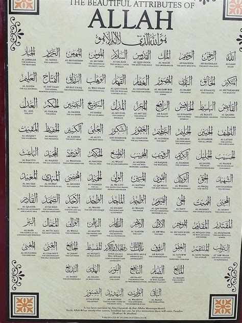 99 Names Of Allah Printable File Svg Pdf Cdr Arabic Hat Etsy Artofit