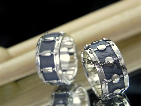 Snare Drum Ring With Skulls Drummer Stuff Skull Jewelry Musicain T