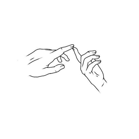 Hands Couple Love Fingers Aesthetic Drawing Hand Art Minimalist