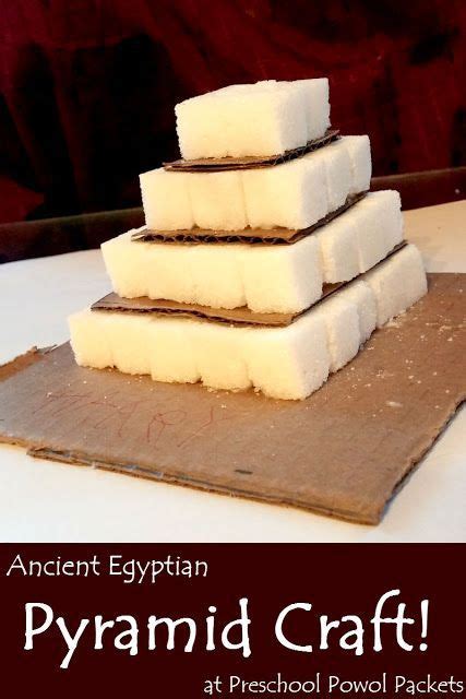 Ancient Egyptian Pyramids Craft Egyptian Pyramids Pyramid Craft Pyramids