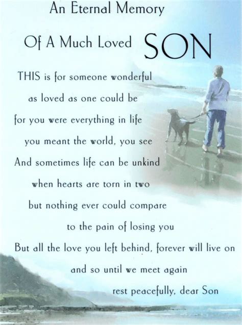 Eulogy For Son From Father Or Mother