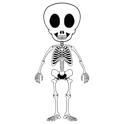 Printable Cut Out Skeleton