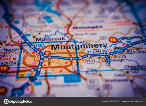 Montgomery Usa Map Background Stock Photo By ©aallm 391858052