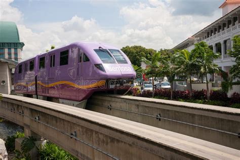 Monorail Train Sentosa Express In Singapore Editorial Stock Image
