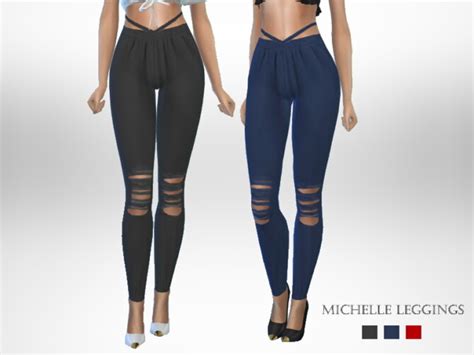 Michelle Leggings By Puresim At Tsr Sims 4 Updates