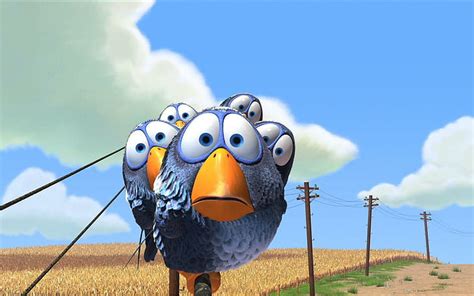 Online Crop Hd Wallpaper Funny Birds Pixar Animated Bird Movie