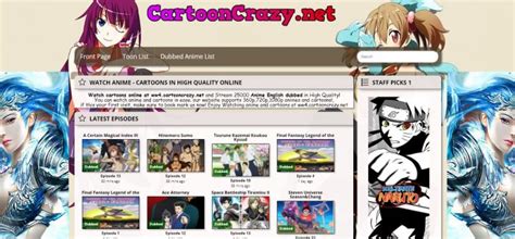 Cartooncrazy 2020 Hd Cartoons Dubbed Anime Watch