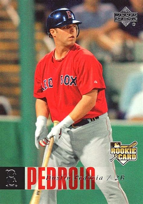 2006 Upper Deck 1027 Dustin Pedroia Rc Boston Red Sox Rookie