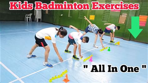Badminton Training For Beginners 🔴 Kids Badminton Exercises 🔴 Footwork🔴