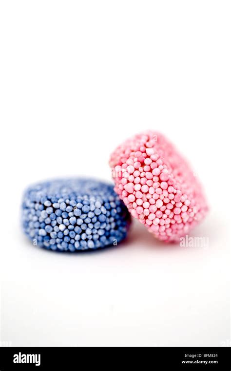 Pink And Blue Liquorice Allsorts Sweets Stock Photo Alamy