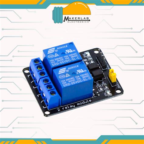 Dual Channel Relay With Optocoupler 2 Channel Relay 2 Way Relay Module