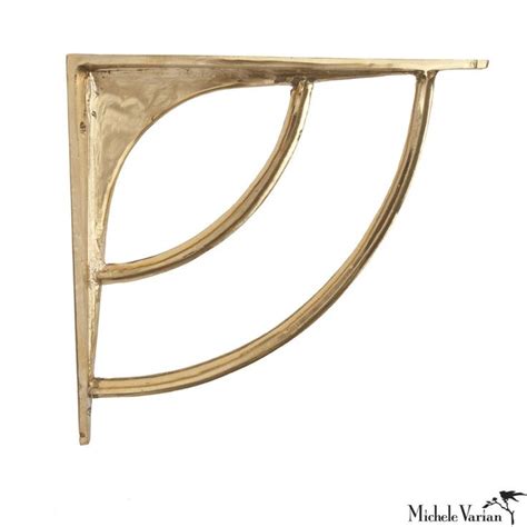 Floating shelves are lovely of course, they have appeal due to their clean lines. Brass Wall Shelf Bracket | Shelf brackets, Wall shelf ...