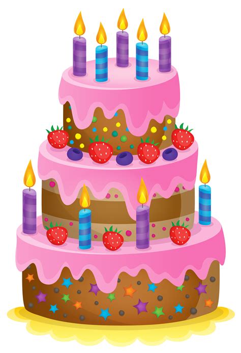 Birthday Cake Clipart At Getdrawings Free Download