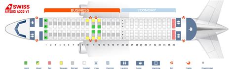Seat Map Airbus A320 200 Swiss Airlines Best Seats In Plane
