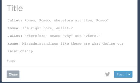 Funny Romeo And Juliet Tumblr