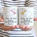 Personalised New Auntie And Uncle Mugs By The Best Of Me Designs