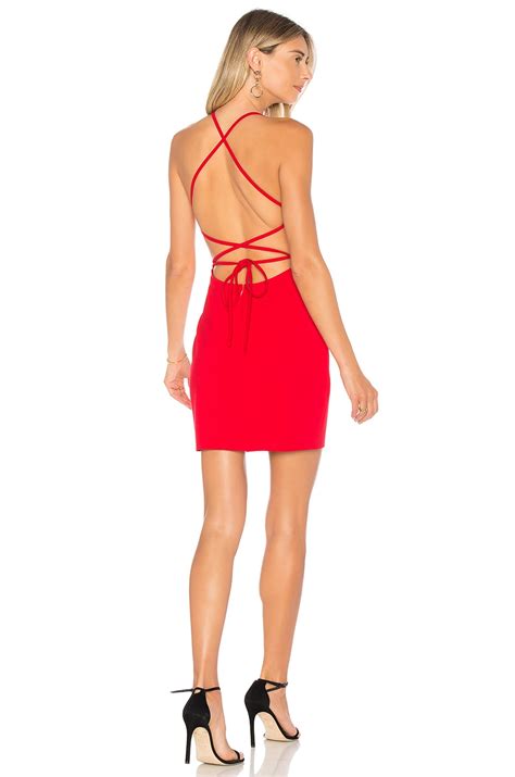 By The Way Solene Backless Mini Dress In Red Revolve
