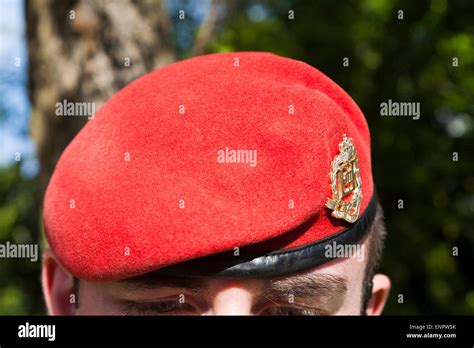 British Army Soldier Of The Royal Military Police A Red Cap Redcap