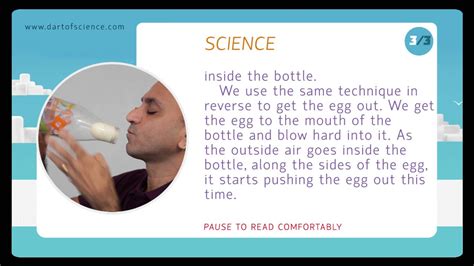 Science Behind Our Egg In A Bottle Trick Youtube