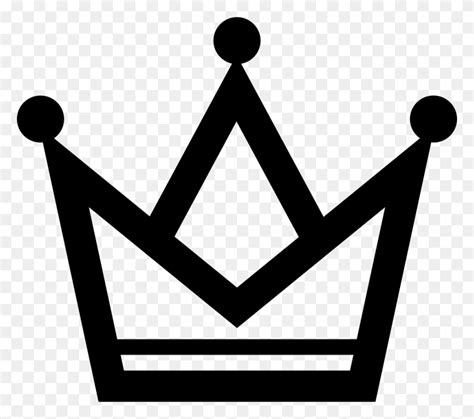 File Svg King Crown Stencil Triangle Crown Hd Png Download Flyclipart