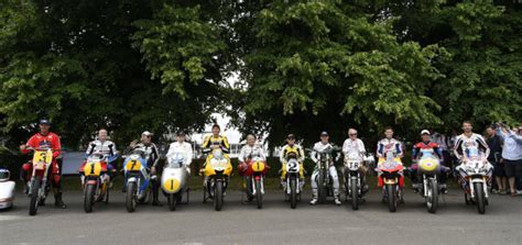 Rossi Attends The 2015 Goodwood Festival Of Speed With Yellow Black