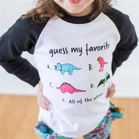“guess My Favorite” Dinosaurs Raglan Shirt Raglan Shirts Adventure Outfit Dinosaur Outfit