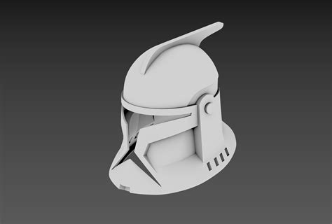 Stl File Phase 1 Clone Helmet Tcw・3d Print Model To Download・cults