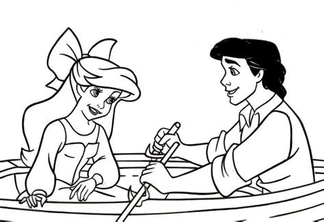 Prince Eric And Ariel In Boat Little Mermaid Original Production