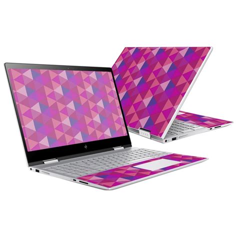 mightyskins skin for hp envy x360 15 2017 pink kaleidoscope protective viny wrap easy