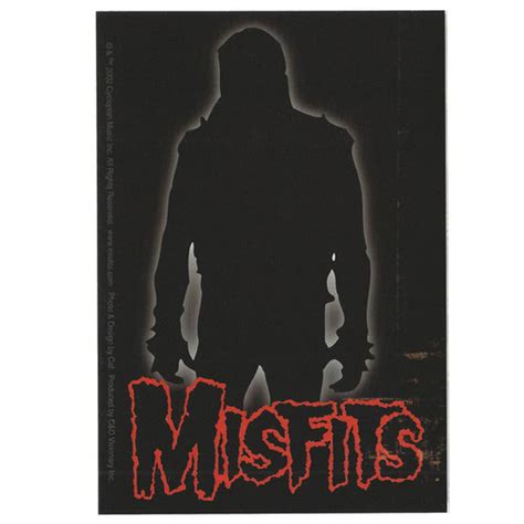 Misfits Silhouette Logo Sticker Inner City Merch